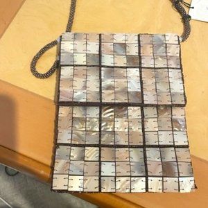 Mad Bags Mother Of Pearl Vintage Style Purse NWT